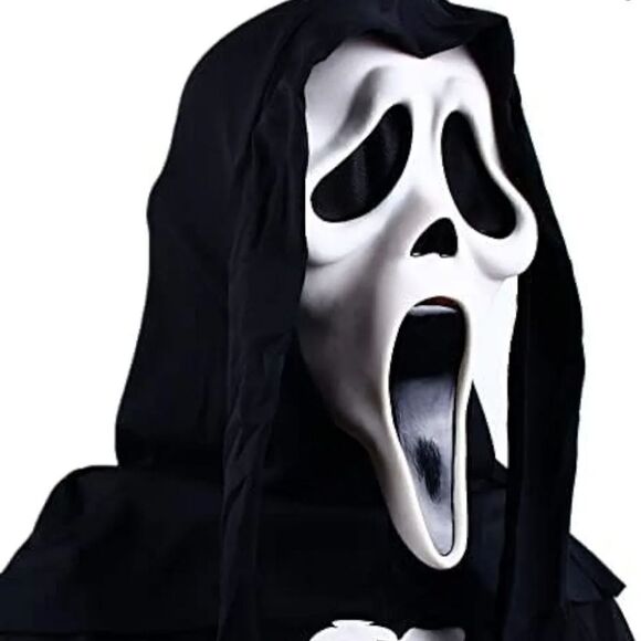 Scream Laytex Ghostface Full Head Mask - Picture 3 of 6